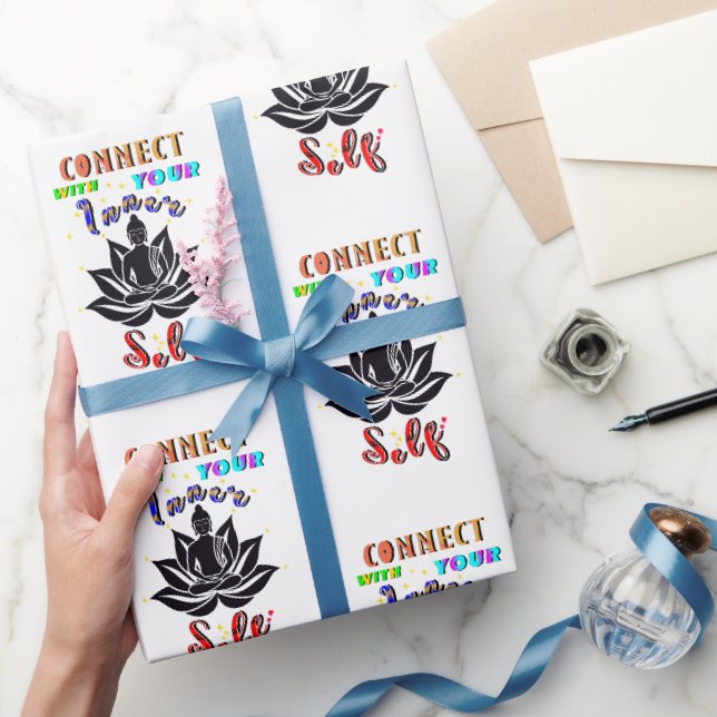 Papel De Presente Conecte-se com seu próprio interior (Presentear)