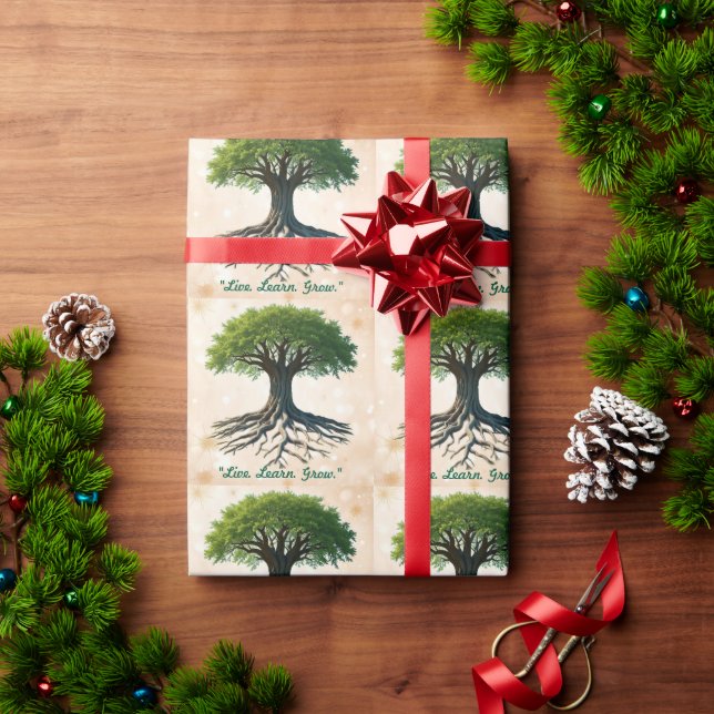 Papel De Presente "Conexão Profunda Terra" (Presente de Natal)