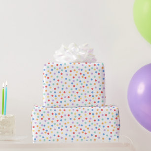 Papel De Presente Confetti Bright (Pontos)