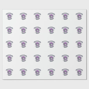 Papel De Presente Confie no Senhor Design de Camiseta Cristã Pombo (