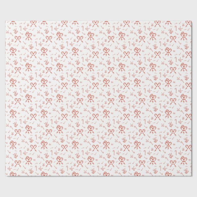 Papel De Presente Confusão de Bastão de Doces (Barra)