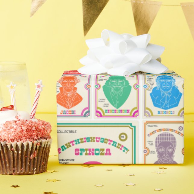 Papel De Presente Conjunto de Cartão Pantheism (Festa de aniversário)