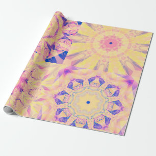 Papel De Presente Conjunto de fundo abstrato colorido caleidoscópica