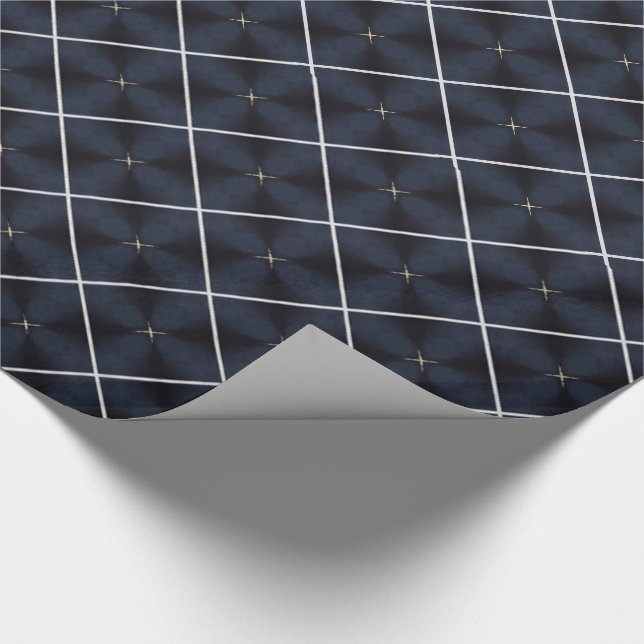 Papel De Presente Conjunto de papel de enrolamento de luxo branco e  (Ponta)