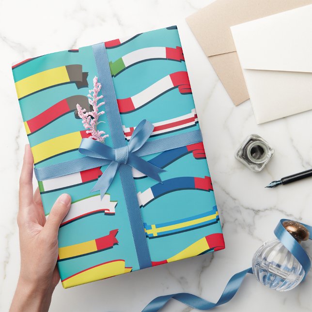 Papel De Presente Conjunto de Sinalizadores de Papel de Moldagem (Criador carregado)