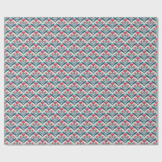 Papel De Presente Conjunto Floral Còsmica