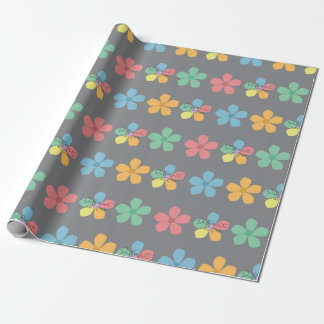 Papel De Presente Conscientização do Autismo Diferente Não Menos Flo
