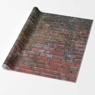 Papel De Presente Conselho de madeira castanha e preta
