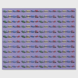 Papel De Presente Constellations