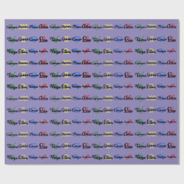 Papel De Presente Constellations