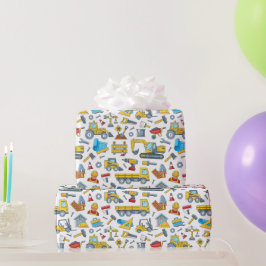 Papel De Presente Construction