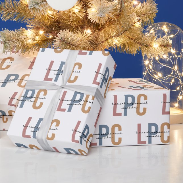 Papel De Presente Consultor profissional licenciado LPC (Feriados)