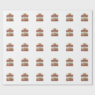 Papel De Presente Contador de Halloween Camisa Vintage Fantasma Desi