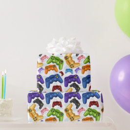 Papel De Presente Controladora de Jogo