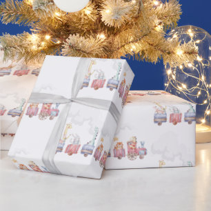 Papel De Presente Convite de aniversário Trem de Brinquedo Todos a B