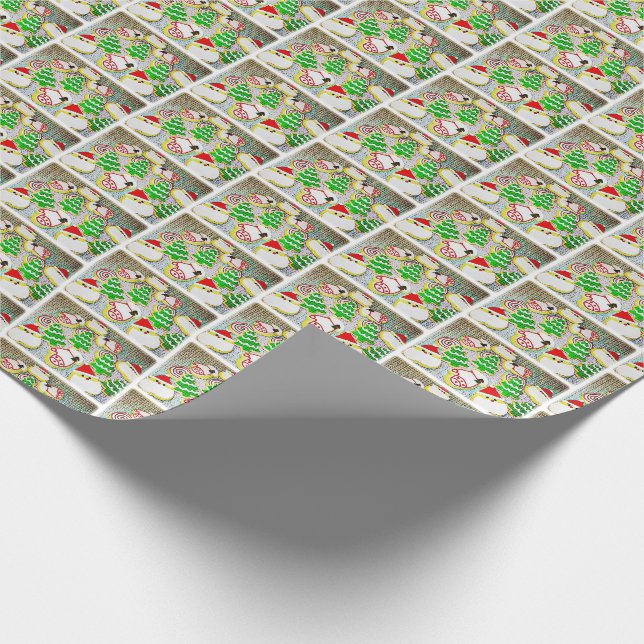 Papel De Presente Cookies de Natal de pop Art (Ponta)