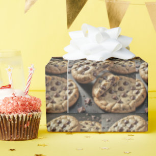 Papel De Presente Cookies DelecÁVEIS De Chip De Chocolate