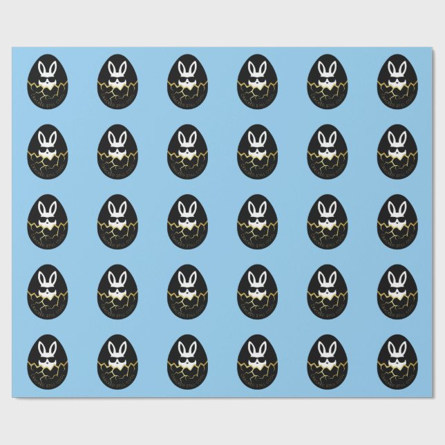 Papel De Presente Cool Rabbit Sunglasses Funny Bunny Quote “Cracked  (Aberto)