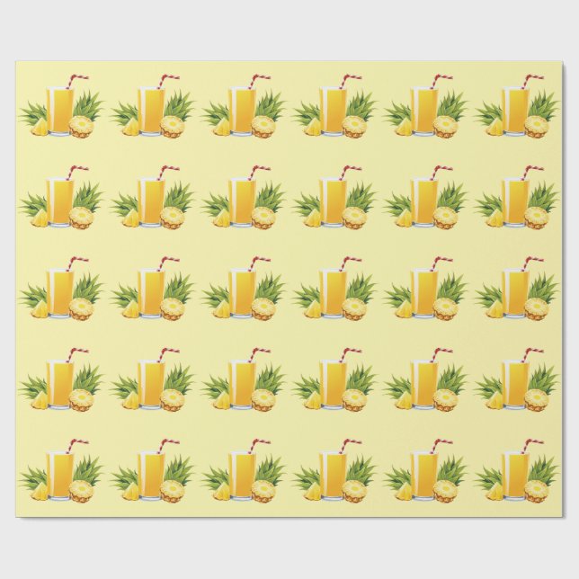 Papel De Presente coquetel Pina Colada (Aberto)