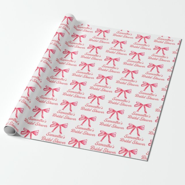 Papel De Presente Coqueteleiro Personalizado Rosa Bege Fita Menina C (Desenrolado)