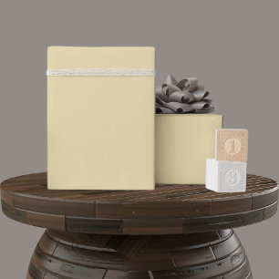 Papel De Presente Cor Amarela-limão-limão-pasta-suave sólida