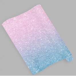 Papel De Presente Cor Azul Cor-de-rosa Brilhante Folha Gênero do Beb