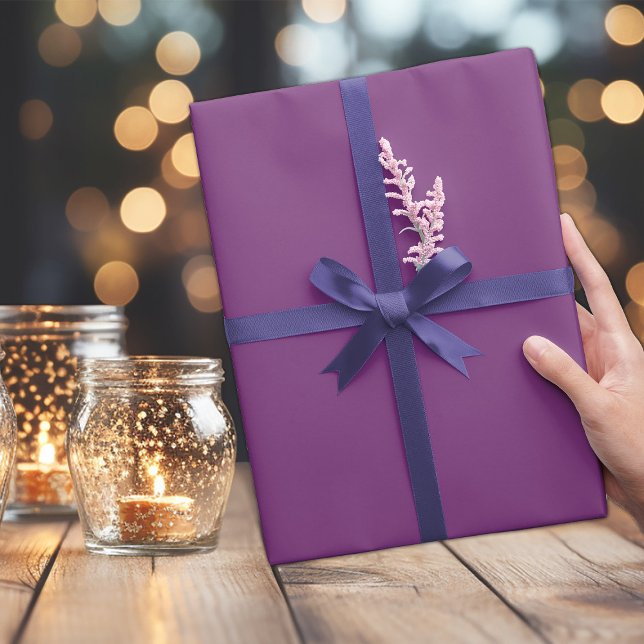 Papel De Presente Cor da Tendência Brilhante Roxo (Criador carregado)