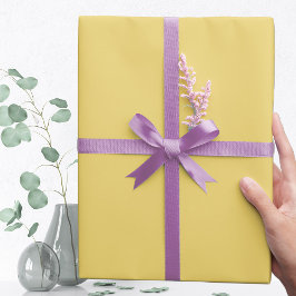 Papel De Presente Cor da Tendência - Papel de Moldagem Amarelo Suave