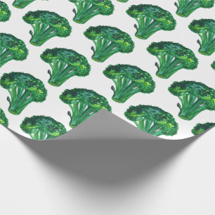 Papel De Presente Cor-de-água de plástico branco e verde para bró