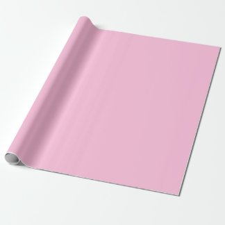 Papel De Presente Cor de rosa suave e sólida clássica