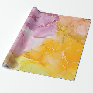 Papel De Presente Cor do álcool translúcida. Fluid Art. Modern
