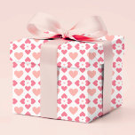 Papel De Presente Cor Geométrica Moderna Pêssego Rosa Floral Coração<br><div class="desc">Modern Geométrico Heart Floral Pink Floral Peach Pattern Wrapping Paper Gift Wrap apresenta um moderno padrão floral geométrico em rosa,  pêssego e branco. Perfeito para Dia de os namorados,  Dia de as mães,  aniversário,  casamento,  chá de fraldas e muito mais. Criado pelo Evco Studio www.zazzle.com/store/evcostudio</div>