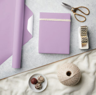Papel De Presente Cor Lilac Sólida