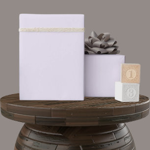 Papel De Presente Cor Púrpura da Lavanda de Pastel de Luz Suave Sóli