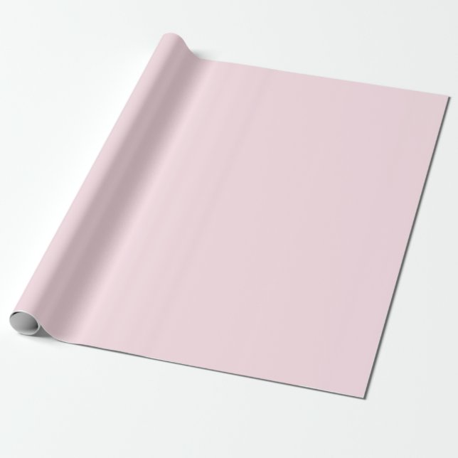 Papel De Presente Cor Rosa Pastel Cor Sólida  (Desenrolado)