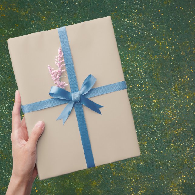 Papel De Presente Cor Sólida do Kilim Beige (Criador carregado)