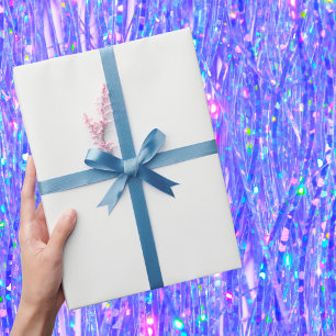 Papel De Presente Cor Sólida do Lace Chantilly