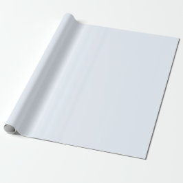 Papel De Presente Cor Sólida do Pastel Branco Suave Azul