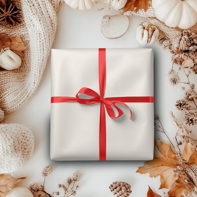 Papel De Presente Cor Sólida Linn | Clássico | Elegante (Criador carregado)