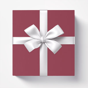 Papel De Presente Cor sólida lisa Garnet vermelho escuro