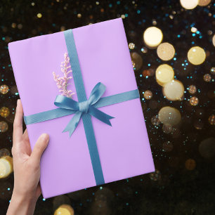 Papel De Presente Cor Sólida Mauve