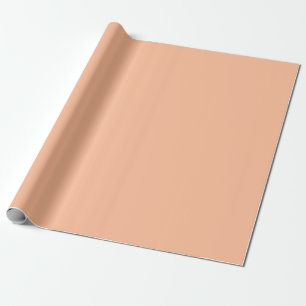 Papel De Presente Cor Sólida Peach Fuzz