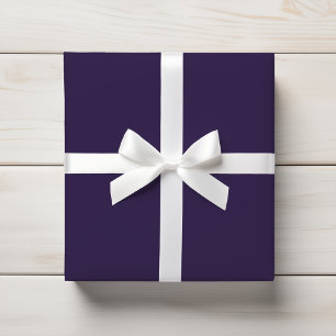 Papel De Presente Cor Sólida Púrpura Violeta de Pluma de EggPlant Pr
