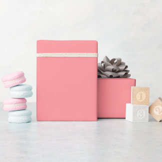 Papel De Presente Cor sólida rosa claro Rosa de salmão
