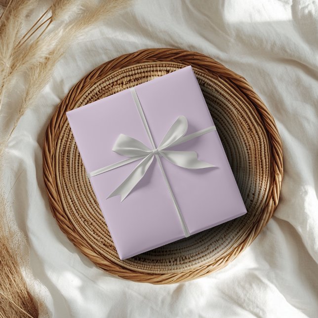 Papel De Presente Cor Sólida Roxa | Clássico | Elegante (Criador carregado)