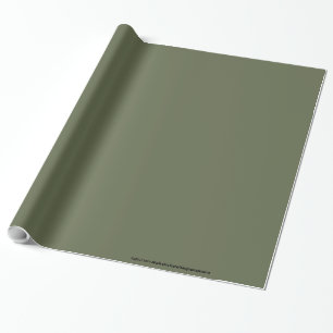 Papel De Presente Cor Sólida Sólida Sólida Elegante Verde Escuro