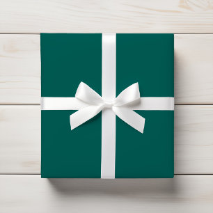 Papel De Presente Cor Sólida Verde Escuro Rico