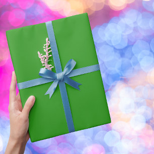 Papel De Presente Cor Sólida Verde Slimosa