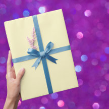 Cor Sólido Amarelo-Manteiga