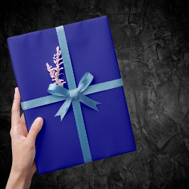 Papel De Presente Cor Sólido Azul do marinho